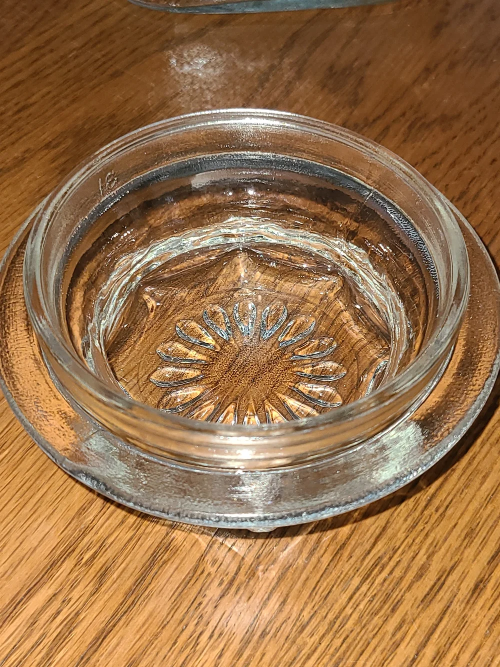 Anchor Hocking Clear Glass Square Pantry Jar with Decorative Lid